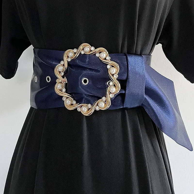 New Women's Decorative Belt Versatile Fabric Satin Silk Waistband Female Lengthened Ethnic Style Dress Leggings Fashion Belts
New Women's Decorative Belt Versatile Fabric Satin Silk Waistband Female Lengthened Ethnic Style Dress Leggings Fashion Belts