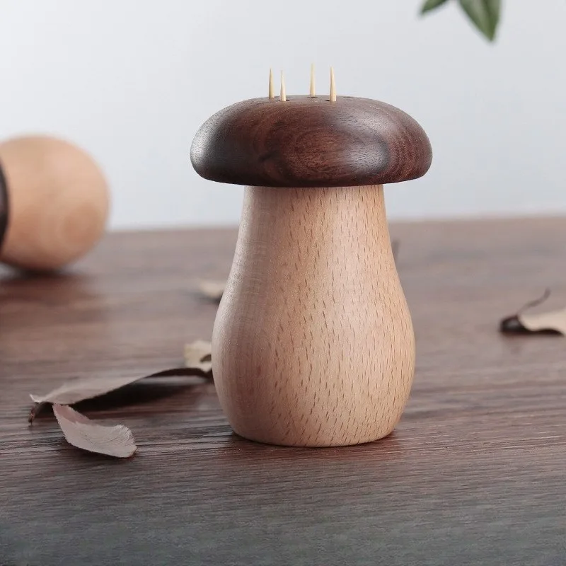 Mushroom Shaped Toothpick Box with Simple Operation and Sealing Ring That Does Not Come Off, Convenient To Use, Large Capacity
Mushroom Shaped Toothpick Box with Simple Operation and Sealing Ring That Does Not Come Off, Convenient To Use, Large Capacity