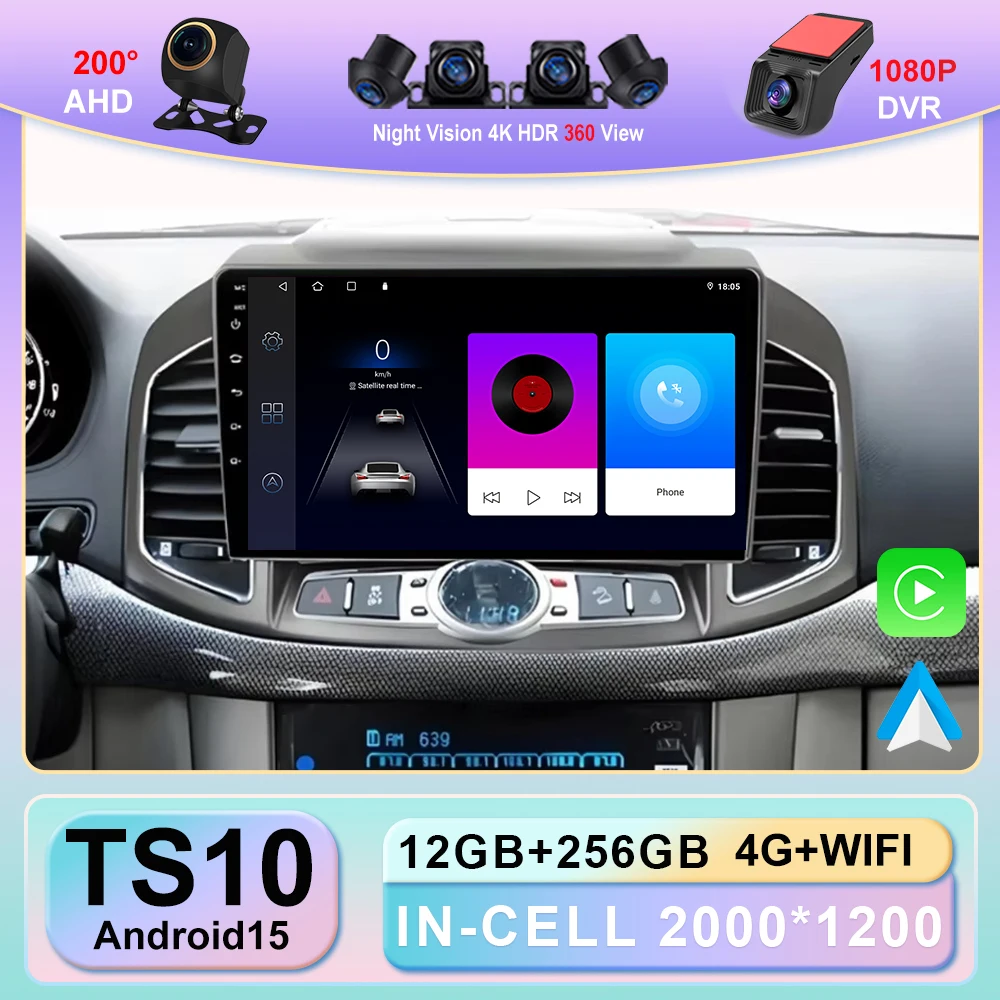 Android Car Radio Stereo Multimidia Player For Chevrolet Captiva 1 2011 - 2016 Auto GPS Navigation Stereo 4G Carplay 2din DVD
Android Car Radio Stereo Multimidia Player For Chevrolet Captiva 1 2011 - 2016 Auto GPS Navigation Stereo 4G Carplay 2din DVD