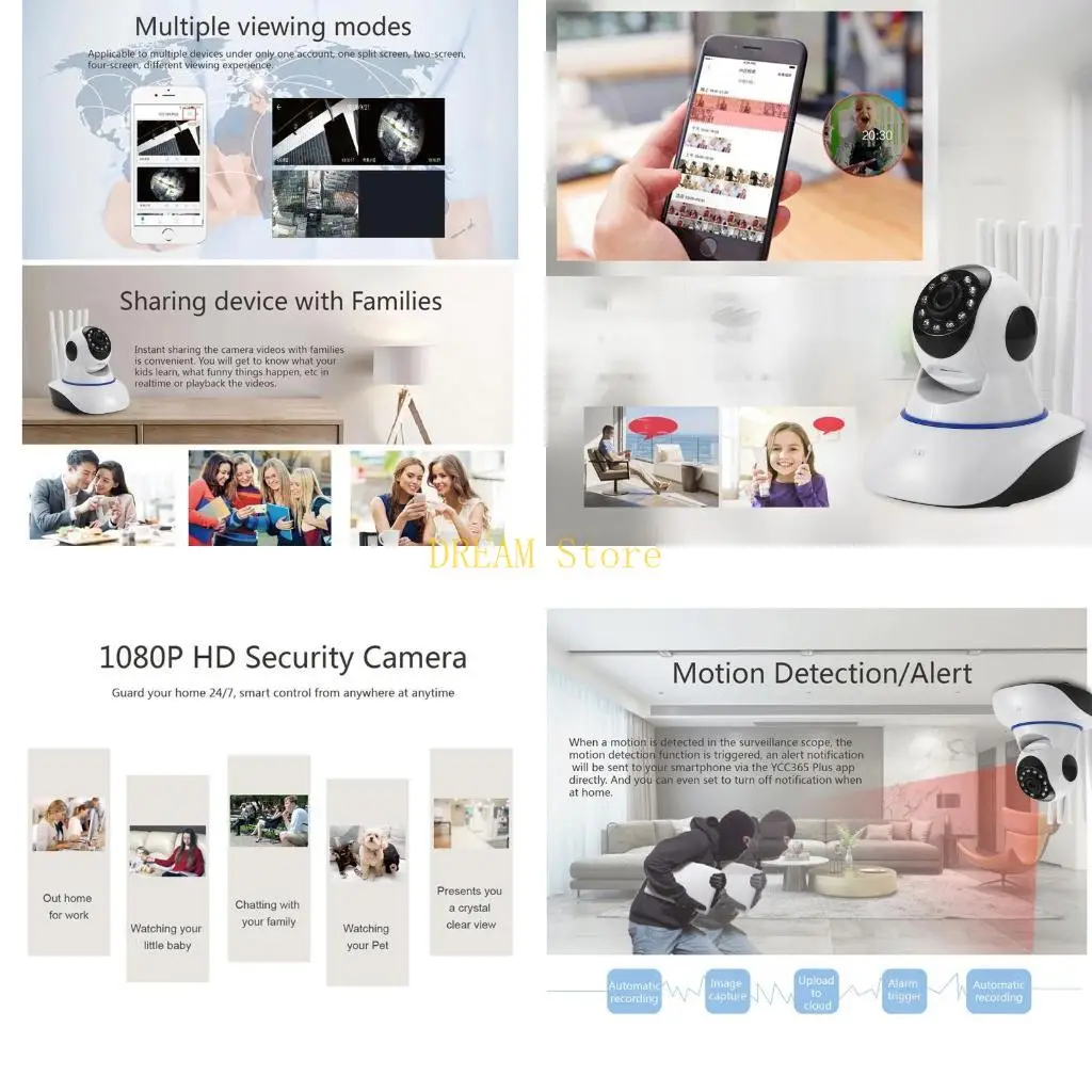 Camera 360 Degrees Lens CCTV Wireless Video Baby Monitor Camcorder best sale
Camera 360 Degrees Lens CCTV Wireless Video Baby Monitor Camcorder best sale