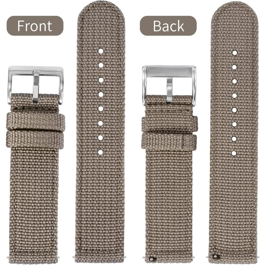 -Nylon Watch Strap 20mm - Quick Release Watch Band Soft Black - Canvas Military Wtach Bands for Men Ladies for Smart watch Brac
-Nylon Watch Strap 20mm - Quick Release Watch Band Soft Black - Canvas Military Wtach Bands for Men Ladies for Smart watch Brac