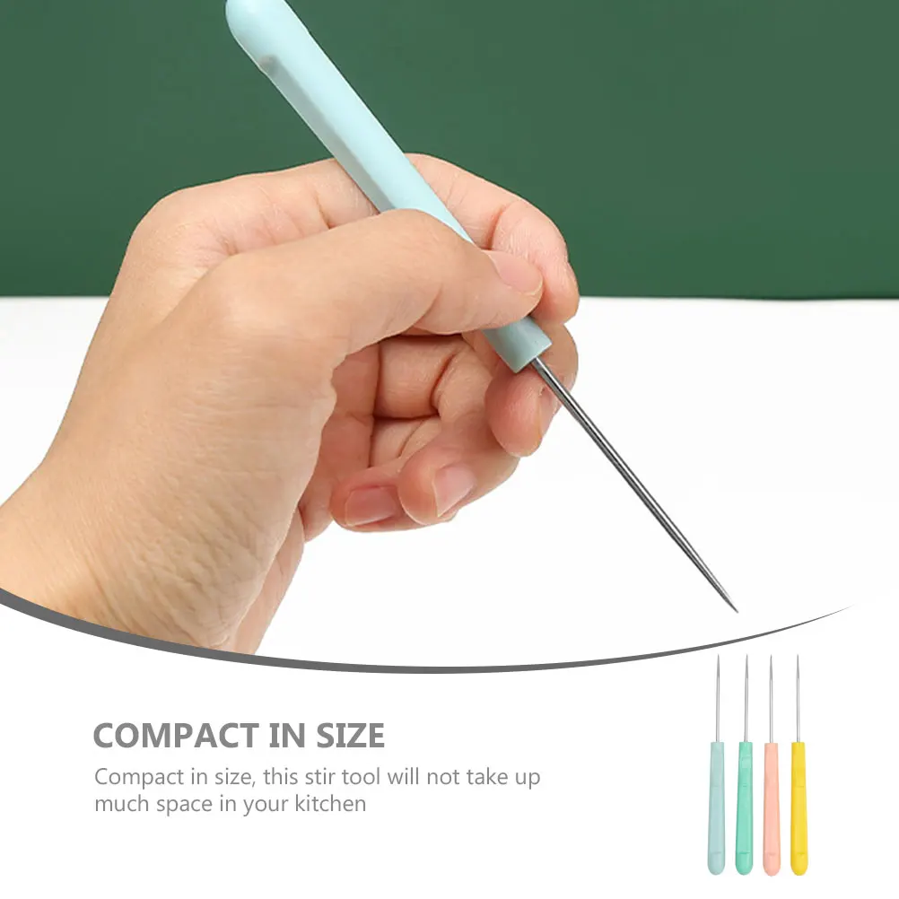 4pcs Sugar Stirring Needle Scriber 5.2 Inch Pink Yellow Blue Green Baking Supplies Cookie Decor Tools Cake Scribe Icing Needle
4pcs Sugar Stirring Needle Scriber 5.2 Inch Pink Yellow Blue Green Baking Supplies Cookie Decor Tools Cake Scribe Icing Needle