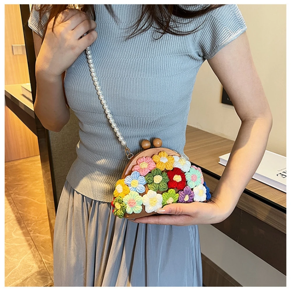 Flower Bag Fairy Bag Shoulder Bag Flower Beautiful Small Pearl Single Shoulder Canvas Shell Bag Crossbody Bag For Party
Flower Bag Fairy Bag Shoulder Bag Flower Beautiful Small Pearl Single Shoulder Canvas Shell Bag Crossbody Bag For Party