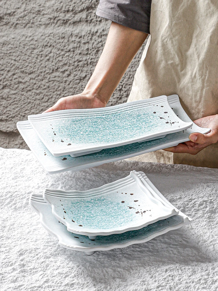 Creative Anti-Fall Restaurant Quality Formal Dinnerware Plate Rectangular Shape Banquet Restaurant Cafe Commercial Use Dishware
Creative Anti-Fall Restaurant Quality Formal Dinnerware Plate Rectangular Shape Banquet Restaurant Cafe Commercial Use Dishware