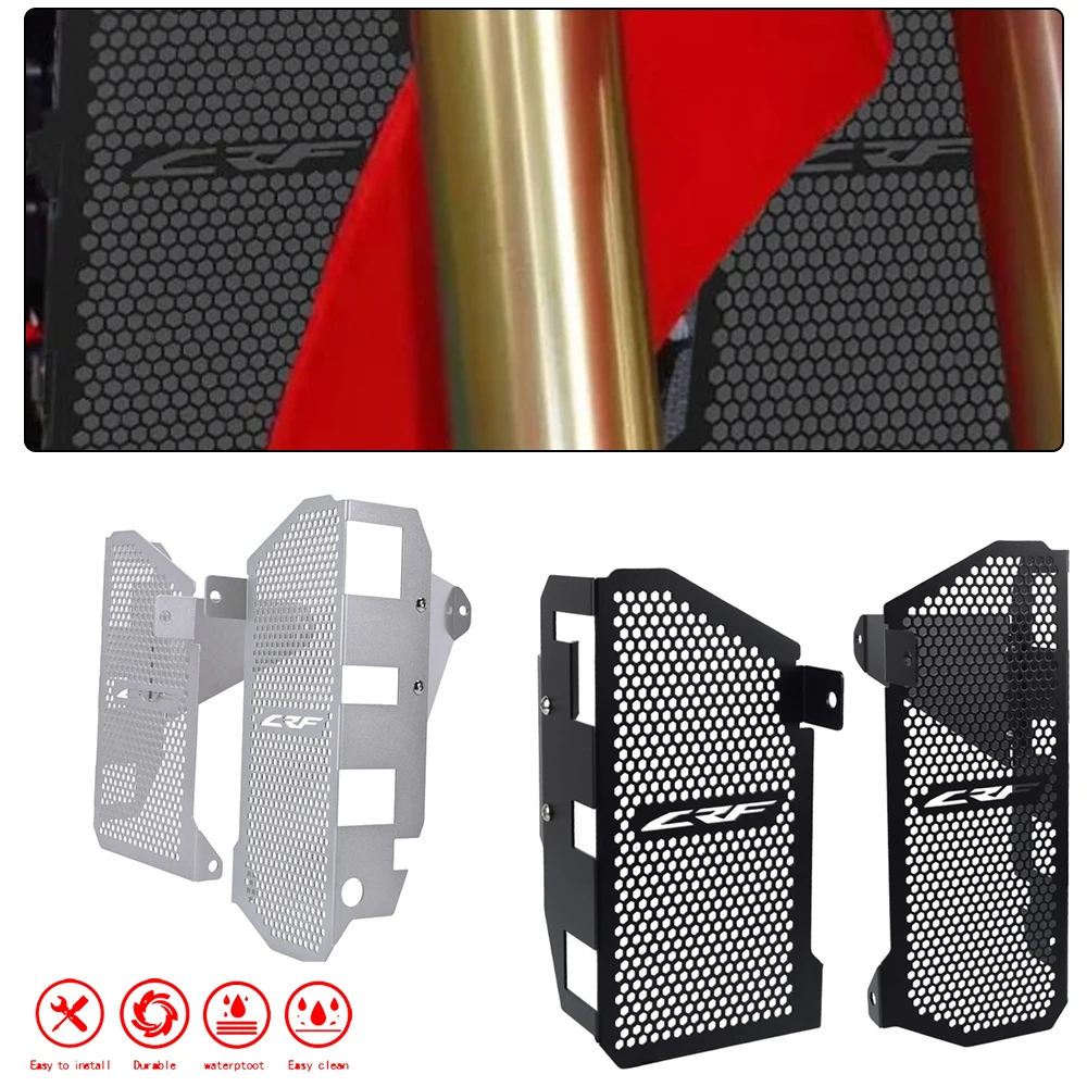 New Motorcycle FOR Honda CRF450L CRF450X CRF450RL 2023 CRF450RL X/R L 2021-2022 2020 2021 Radiator Cover Guard Protector Grill
New Motorcycle FOR Honda CRF450L CRF450X CRF450RL 2023 CRF450RL X/R L 2021-2022 2020 2021 Radiator Cover Guard Protector Grill