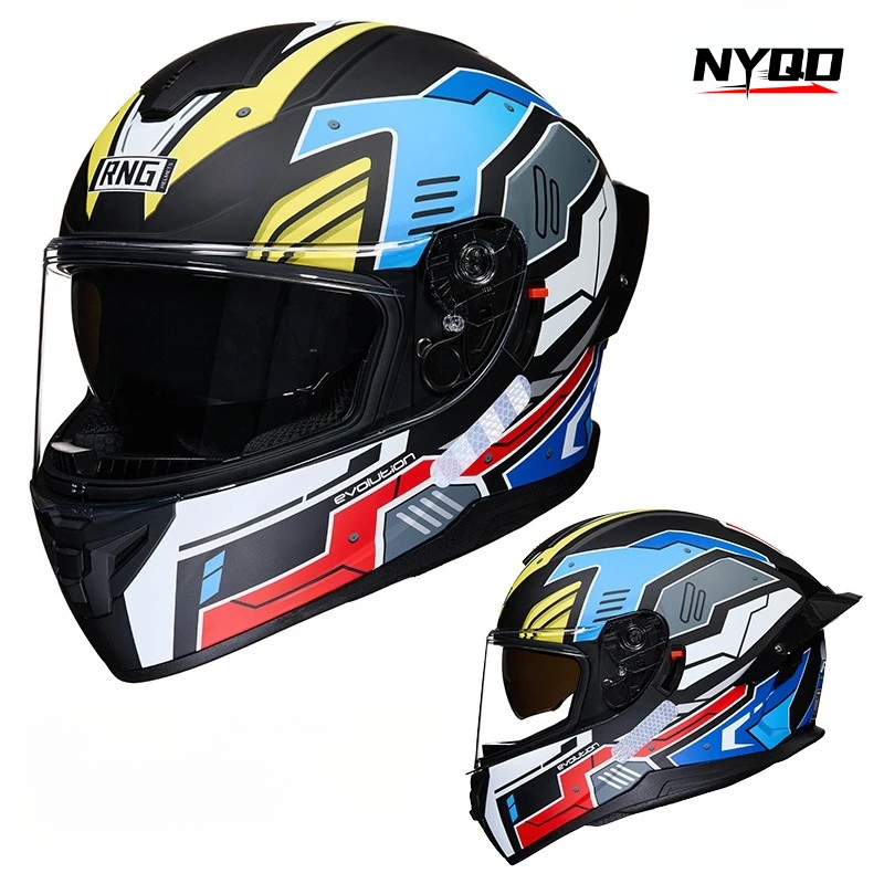 New Full Face Helmet Motocross Riding Helmets Dual Lens Helmets For Motorcycles Four Seasons Helmet Motorcycle Accessories
New Full Face Helmet Motocross Riding Helmets Dual Lens Helmets For Motorcycles Four Seasons Helmet Motorcycle Accessories