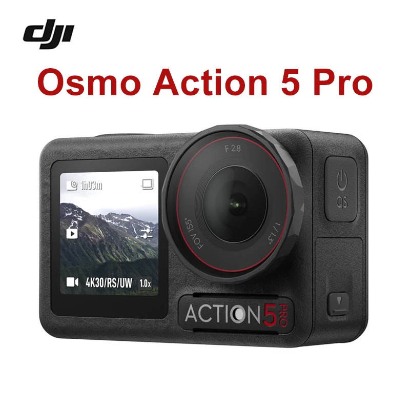 Экшн-камера DJI Osmo Action 5 Pro, двойной OLED-сенсорный экран высокой яркости, 4K/60 кадров в секунду, HDR, 47 ГБ, встроенная спортивная камера для хранения
Экшн-камера DJI Osmo Action 5 Pro, двойной OLED-сенсорный экран высокой яркости, 4K/60 кадров в секунду, HDR, 47 ГБ, встроенная спортивная камера для хранения