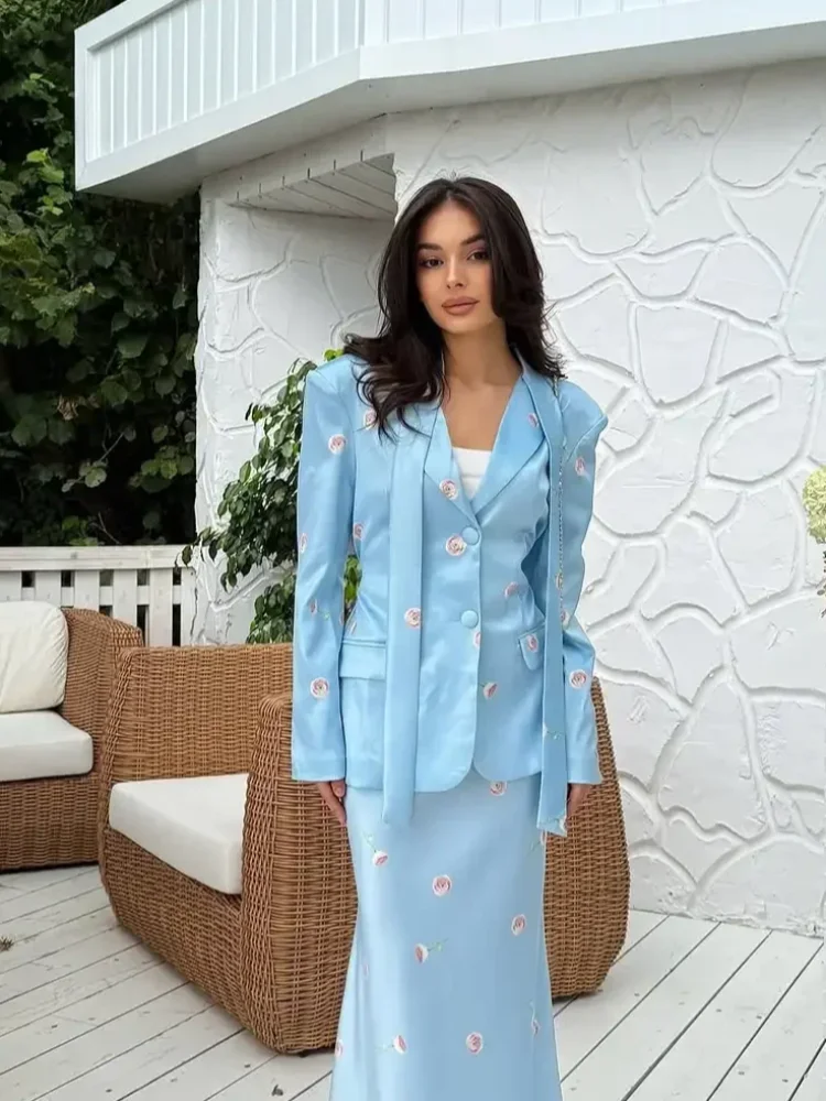 Women's Flora Printed Blazer Set Casual Long Sleeve Single Breasted Waist Cinching V-neck Coats Skirt Suit 2026 New Street Wear
Women's Flora Printed Blazer Set Casual Long Sleeve Single Breasted Waist Cinching V-neck Coats Skirt Suit 2026 New Street Wear