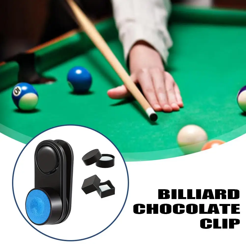 Magnetic Clip-on Billiard Chalk Holder, Dustproof Leakproof Portable Pool Snooker Cue Chalk Box Practical Billiard Chalk Clip
Magnetic Clip-on Billiard Chalk Holder, Dustproof Leakproof Portable Pool Snooker Cue Chalk Box Practical Billiard Chalk Clip