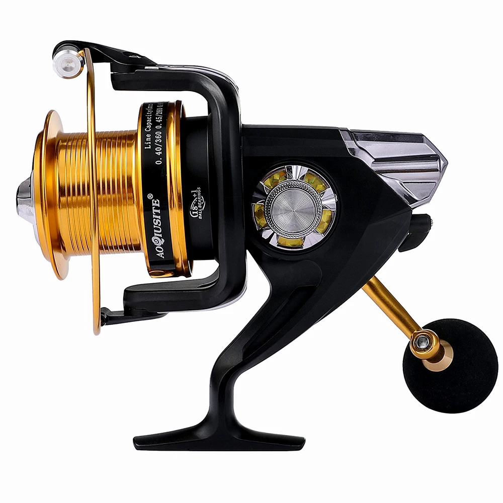 New 4.9:1 Gear Ratio All Metal Carp Fishing Reel 15Kg Strong Pulling Force Front Rear Dual Brake System Saltwater Wheel Pesca
New 4.9:1 Gear Ratio All Metal Carp Fishing Reel 15Kg Strong Pulling Force Front Rear Dual Brake System Saltwater Wheel Pesca