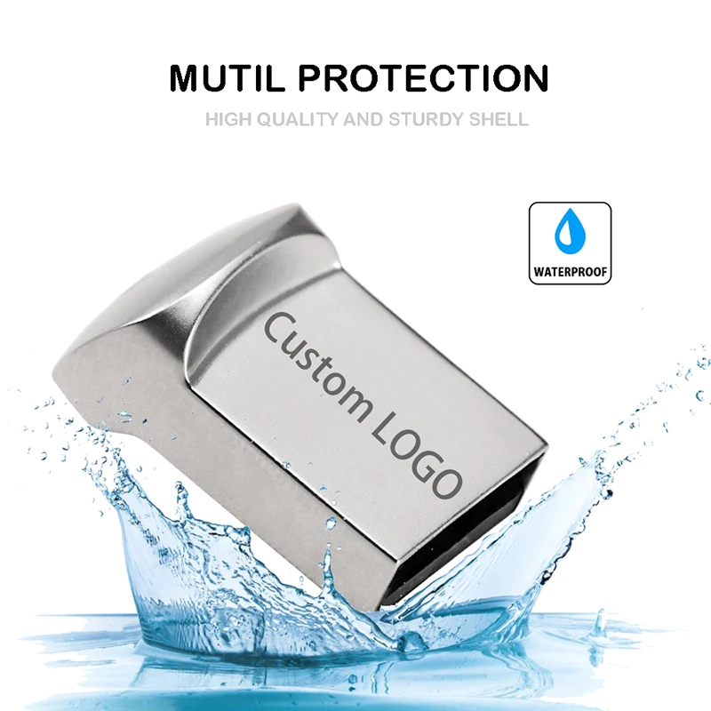 Business Mini USB 2.0 Flash Drive Free Custom Logo Gifts Pen Drive Real Capacity Memory Stick 64GB/32GB With Key Chain for Car
Business Mini USB 2.0 Flash Drive Free Custom Logo Gifts Pen Drive Real Capacity Memory Stick 64GB/32GB With Key Chain for Car
