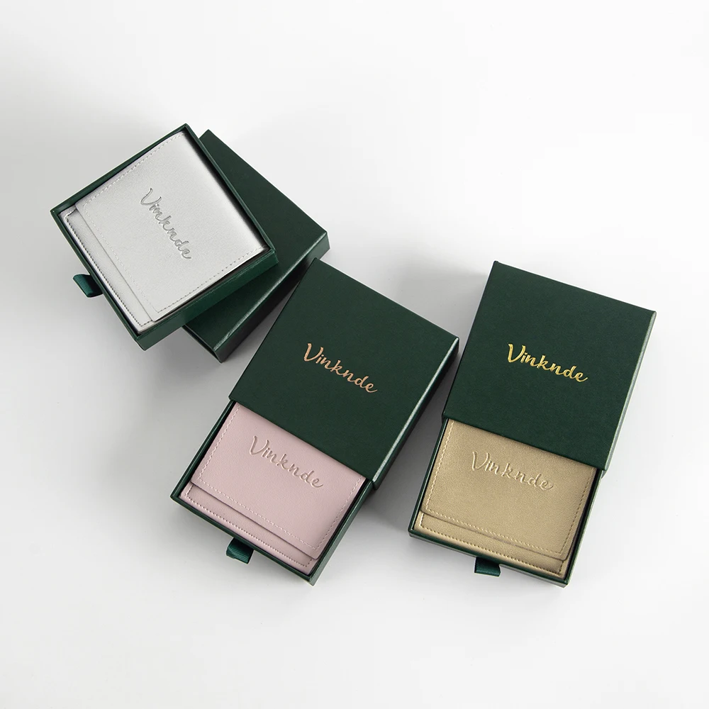 Wholesale Custom PU Leather Jewelry Gift Boxes Flip Cover Closure Envelope Pouches Necklaces Earrings Wedding Accessories Storag
Wholesale Custom PU Leather Jewelry Gift Boxes Flip Cover Closure Envelope Pouches Necklaces Earrings Wedding Accessories Storag