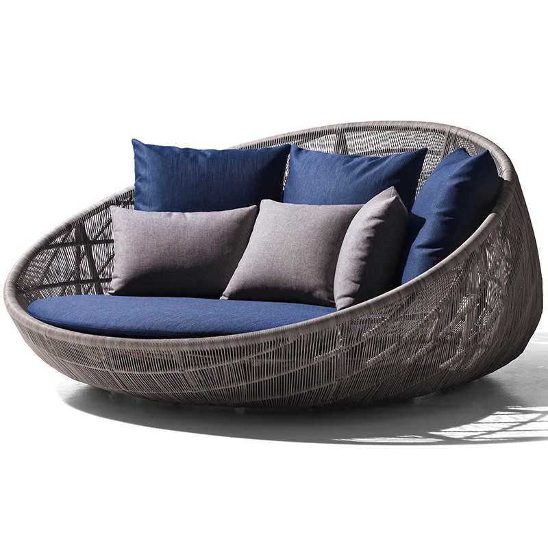 1.2/1 4/1.6/1.8/2 Pool Garden Courtyard Single Double Braided Rattan Round Bed Lounger
1.2/1 4/1.6/1.8/2 Pool Garden Courtyard Single Double Braided Rattan Round Bed Lounger