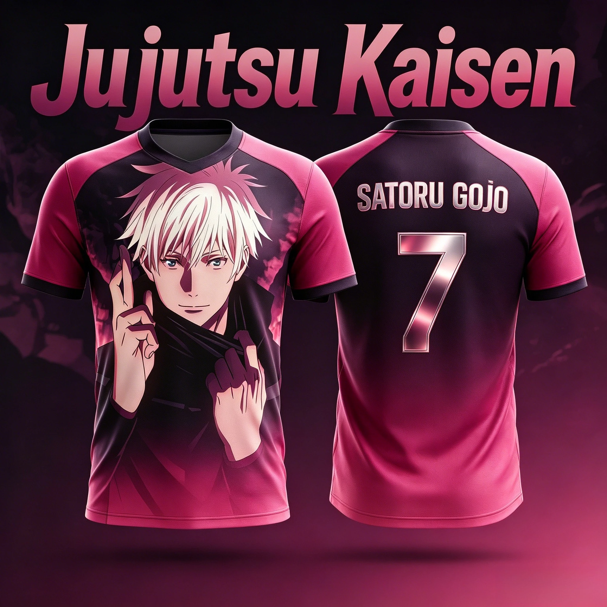 2026 New JUJUTSU KAISEN NO.10 NO.7 Satoru Gojo Anime T-Shirt Adult Men's 3D Printed Special Football Jersey T-Shirt Kids Y2k
2026 New JUJUTSU KAISEN NO.10 NO.7 Satoru Gojo Anime T-Shirt Adult Men's 3D Printed Special Football Jersey T-Shirt Kids Y2k