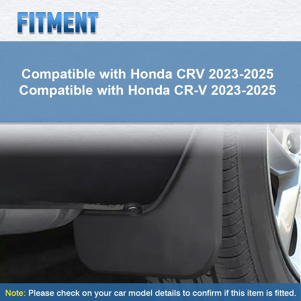 4pcs Car Front Rear Wheel Mud Flaps Mudguards Splash Guards Fender Cover Accessories For Honda CRV CR-V 2023 2024 2025
4pcs Car Front Rear Wheel Mud Flaps Mudguards Splash Guards Fender Cover Accessories For Honda CRV CR-V 2023 2024 2025
