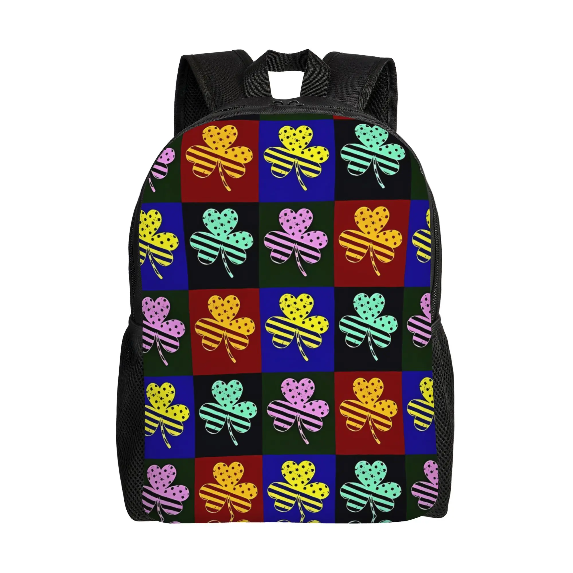 Lucky 3 Leaf Clover St Patricks Day Schoolbag Students Sporty Daily mochila Large Capacity Laptop Bag Back To School Season
Lucky 3 Leaf Clover St Patricks Day Schoolbag Students Sporty Daily mochila Large Capacity Laptop Bag Back To School Season