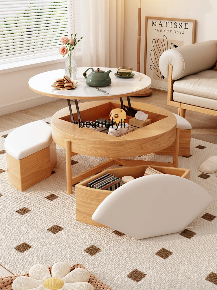 round Lifting Tea Table Stone Plate Modern Simple Home Multifunctional Storage Tea Table and Chair
round Lifting Tea Table Stone Plate Modern Simple Home Multifunctional Storage Tea Table and Chair