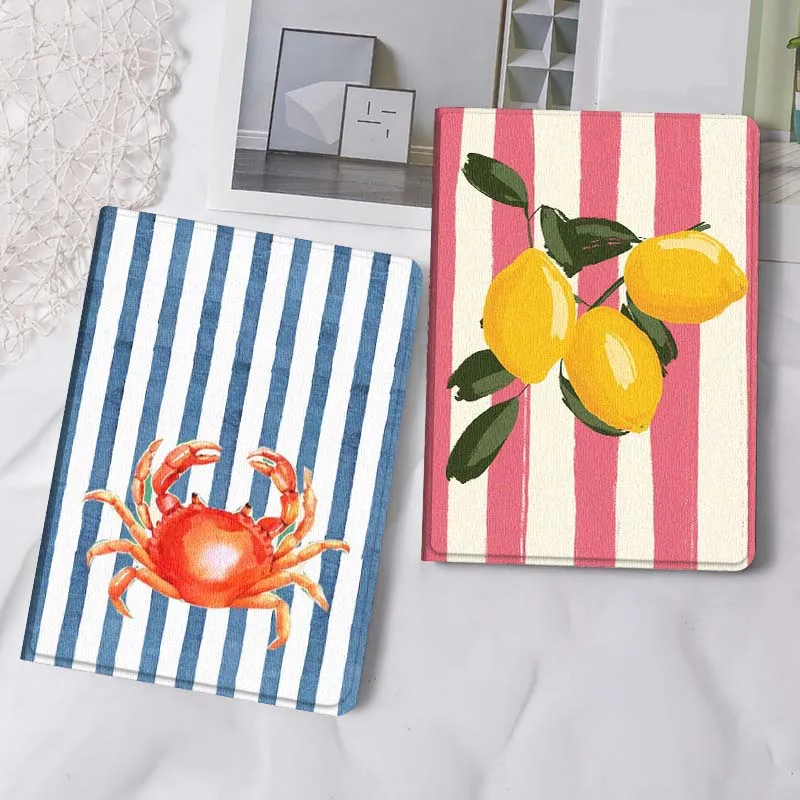 Cartoon Crab Blue Stripe Tablet Case For Samsung Tab Galaxy S6 S11 A A7 A8 A9 A11 10.1 10.4 10.5 Plus Lite Gift
Cartoon Crab Blue Stripe Tablet Case For Samsung Tab Galaxy S6 S11 A A7 A8 A9 A11 10.1 10.4 10.5 Plus Lite Gift