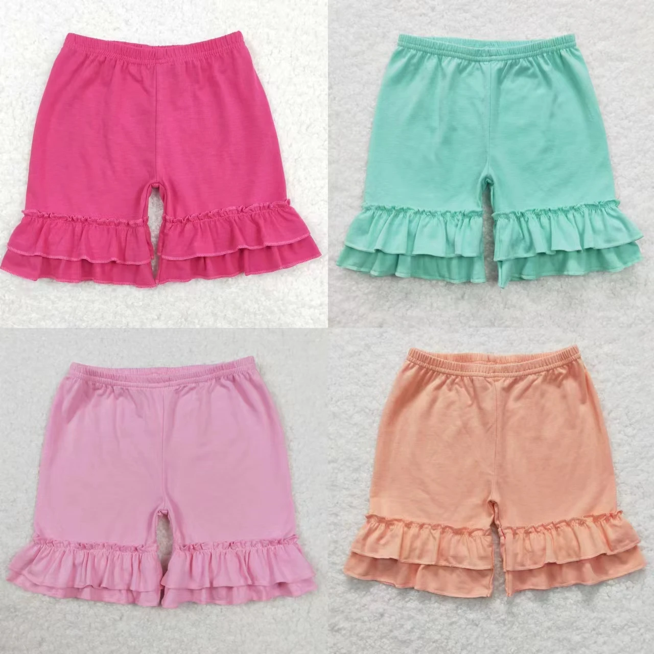 Wholesale Baby Girl Summer Cotton Clothing Ruffle Shorts Kids Boutique Children Toddler Clothes
Wholesale Baby Girl Summer Cotton Clothing Ruffle Shorts Kids Boutique Children Toddler Clothes