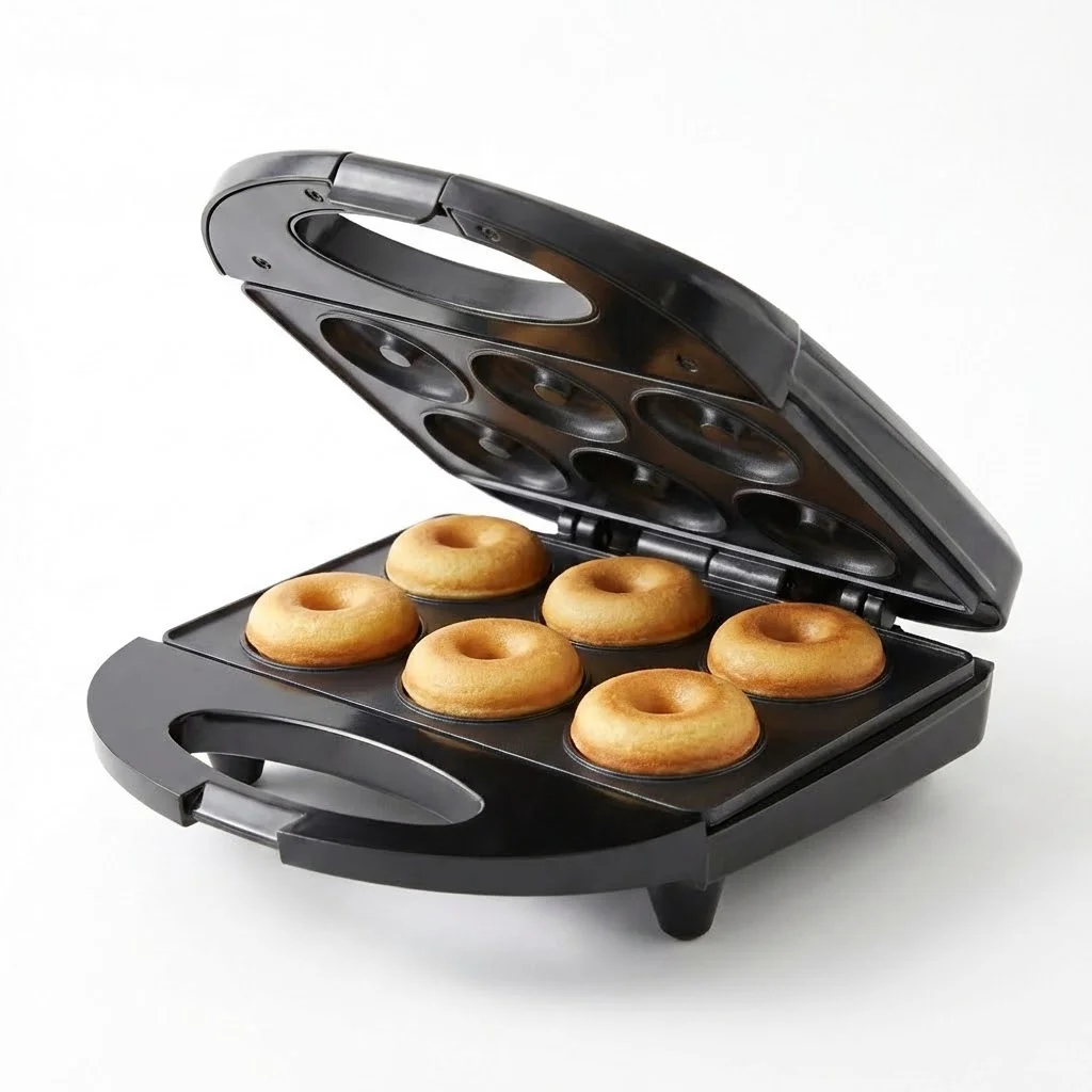 Electric WndSeven Donut Sandwich & Waffle Maker with Non-Stick Plates for Household Use
Electric WndSeven Donut Sandwich & Waffle Maker with Non-Stick Plates for Household Use
