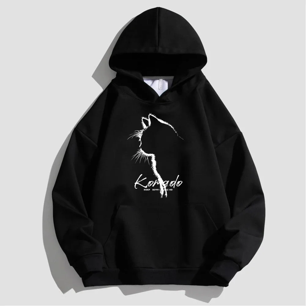 Autumn Men's Cotton Hoodie Winter Women's Warm Hoodie Sketching Cat Print Large Top Japan Harajuku High Quality Men's Clothing
Autumn Men's Cotton Hoodie Winter Women's Warm Hoodie Sketching Cat Print Large Top Japan Harajuku High Quality Men's Clothing