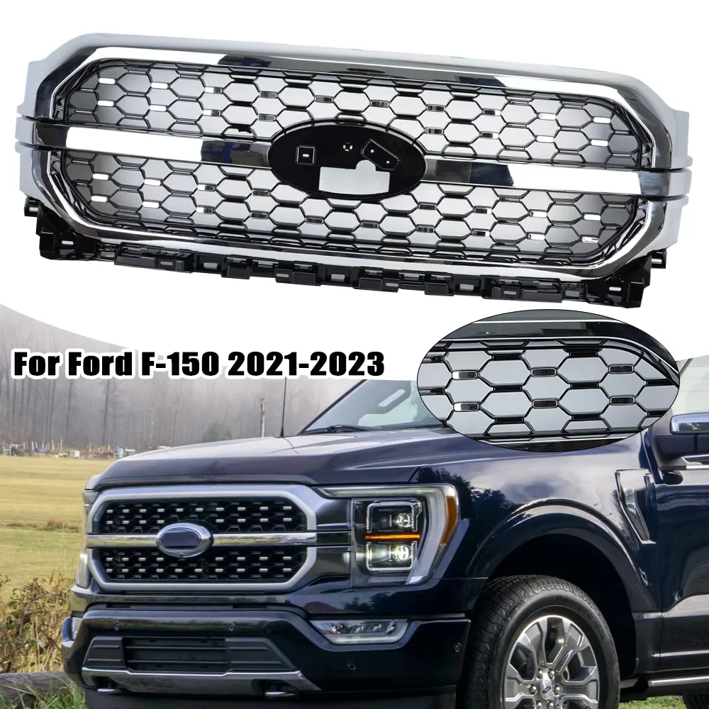 Передняя верхняя решетка бампера для Ford F150 2021-2023, сменная решетка капота бампера с прямой посадкой, аксессуары для гоночных грилей ML34-8200
Передняя верхняя решетка бампера для Ford F150 2021-2023, сменная решетка капота бампера с прямой посадкой, аксессуары для гоночных грилей ML34-8200
