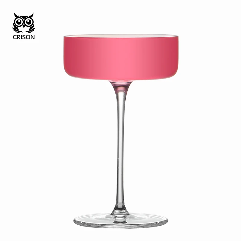 CRISON PRE03 Minimalist Thin Japanese Style Cocktail Glass Wide-Mouthed Champagne Glass Martini Glass for Home Barware
CRISON PRE03 Minimalist Thin Japanese Style Cocktail Glass Wide-Mouthed Champagne Glass Martini Glass for Home Barware