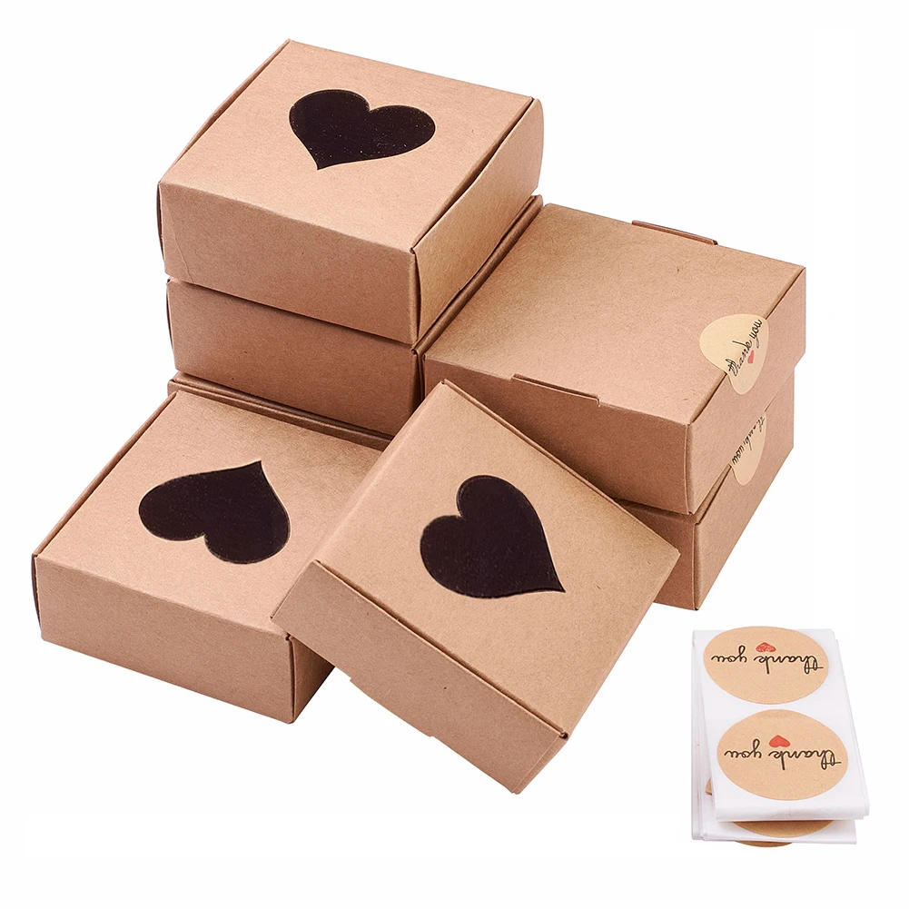 30pcs 3x3 InchPaper Candy Boxes with Heart Window Bakery Box Gift Box Square for Singlepack Dessert Small Giftbox Packing
30pcs 3x3 InchPaper Candy Boxes with Heart Window Bakery Box Gift Box Square for Singlepack Dessert Small Giftbox Packing