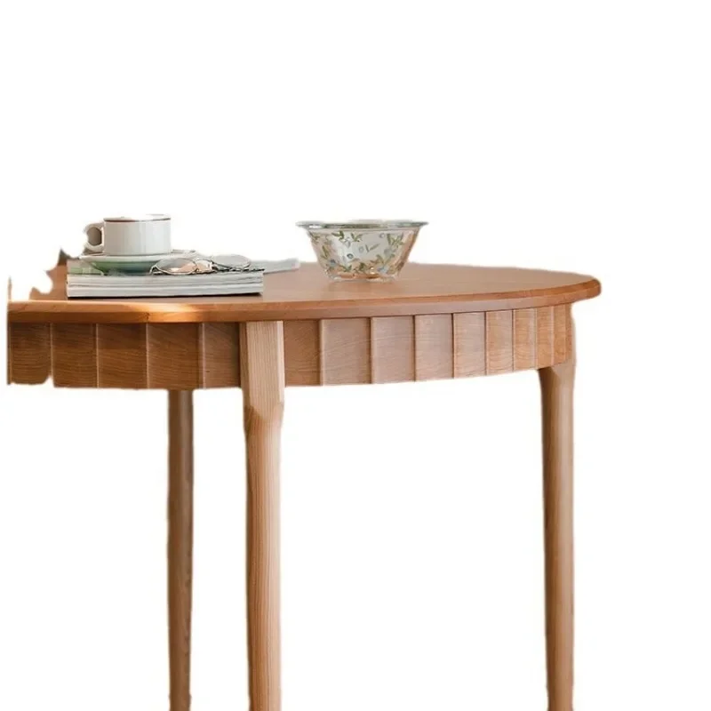 Round table chairs, solid wood simple small apartment modern cherry wood furniture, log dining table household dining table
Round table chairs, solid wood simple small apartment modern cherry wood furniture, log dining table household dining table