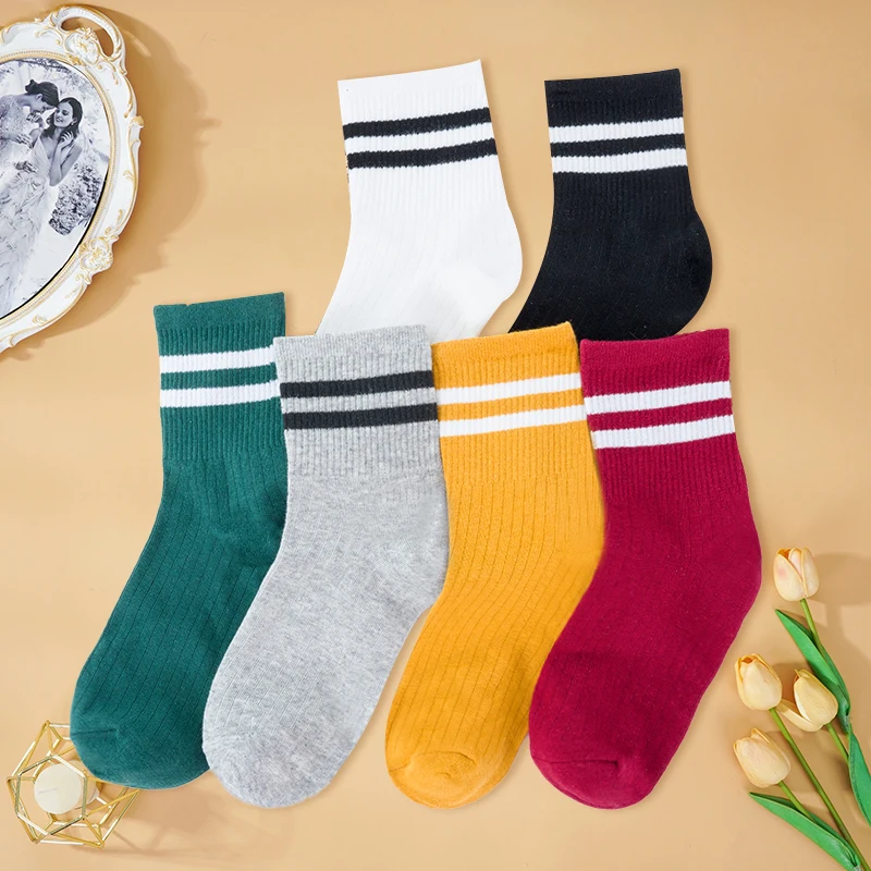 Funny Cute Japanese High School Girls Cotton Loose Striped Crew Socks Colorful Women Sox Harajuku Designer Vintage Yellow White
Funny Cute Japanese High School Girls Cotton Loose Striped Crew Socks Colorful Women Sox Harajuku Designer Vintage Yellow White
