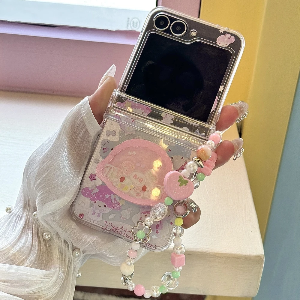 Cute Cartoon Sanrio Hello Kitty Stand Holder Phone Case For Samsung Galaxy Z Flip 7 6 5 4 3 Case Soft TPU Cover With Lanyard
Cute Cartoon Sanrio Hello Kitty Stand Holder Phone Case For Samsung Galaxy Z Flip 7 6 5 4 3 Case Soft TPU Cover With Lanyard
