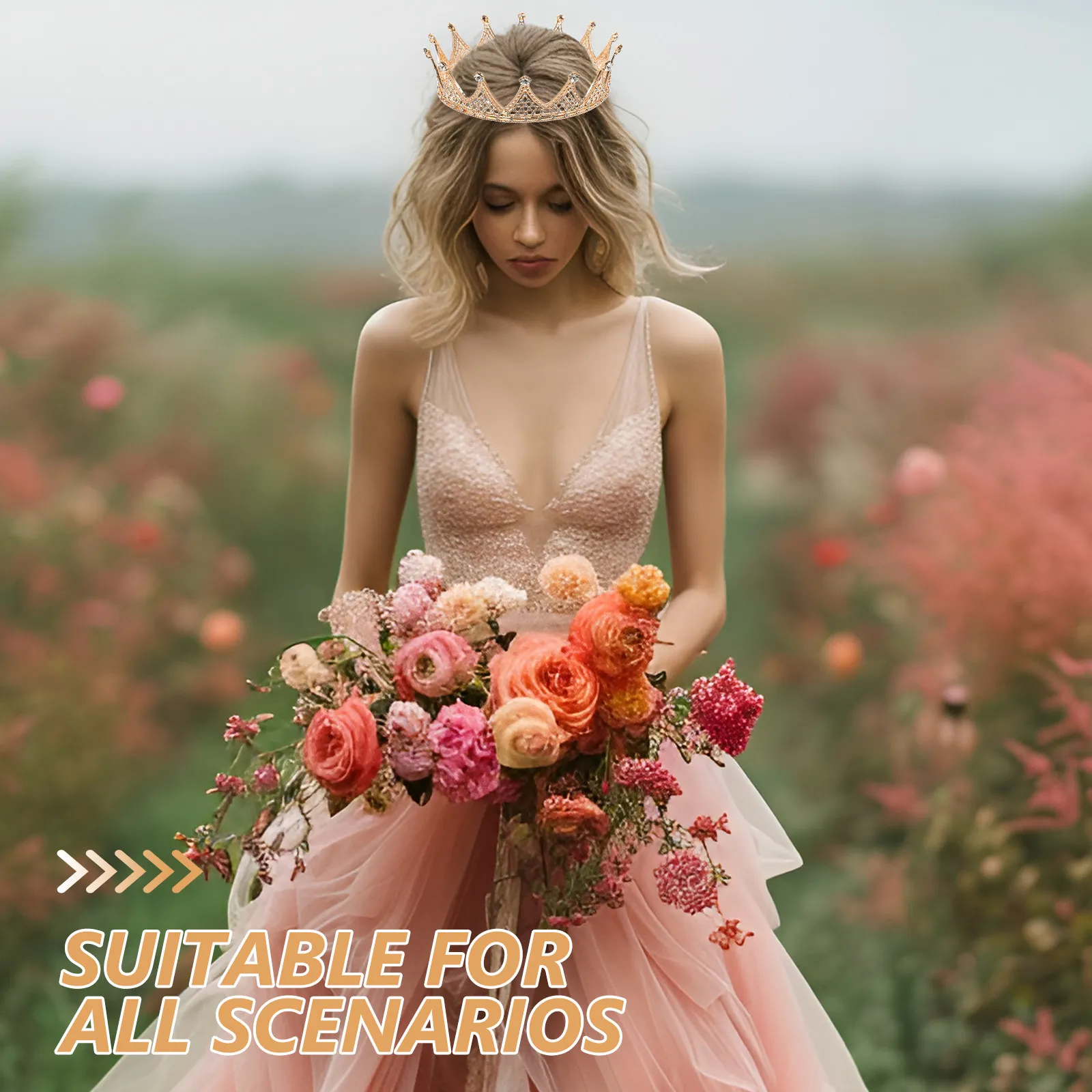 1 шт. Корона-тиара для волос в стиле барокко, круглая, со стразами, свадебная, для невесты, украшение для вечеринки, для женщин
1 шт. Корона-тиара для волос в стиле барокко, круглая, со стразами, свадебная, для невесты, украшение для вечеринки, для женщин