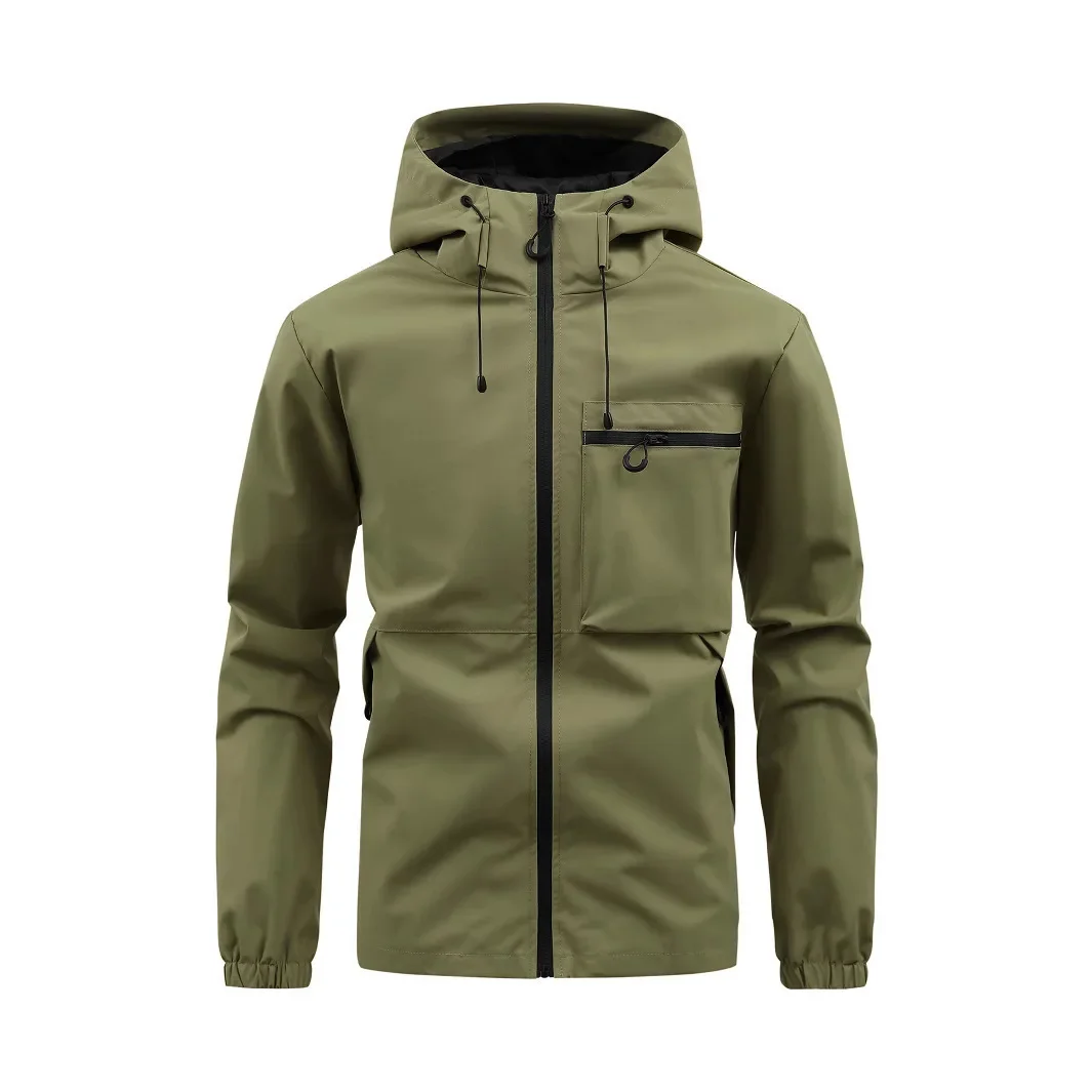 Men's Outdoor Sports Casual Hooded Windproof Jacket Spring Autumn New Style Workwear Coat Regular Length Casual Style
Men's Outdoor Sports Casual Hooded Windproof Jacket Spring Autumn New Style Workwear Coat Regular Length Casual Style