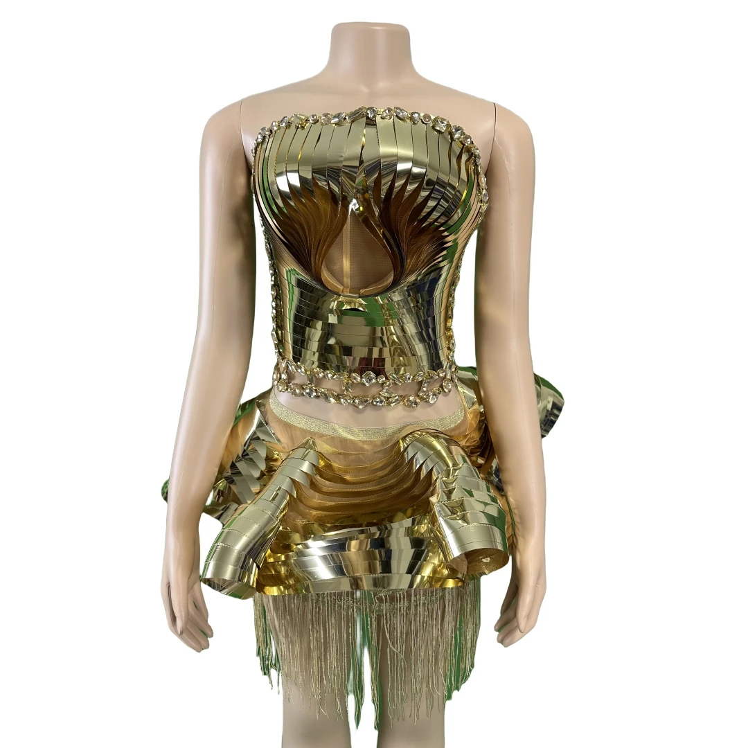 Gold Sequin Party Birthday Stage Performance Sexy Costume For Women Las Vegas Carnival Rave Festival Dancer Drag Queen Outfit
Gold Sequin Party Birthday Stage Performance Sexy Costume For Women Las Vegas Carnival Rave Festival Dancer Drag Queen Outfit