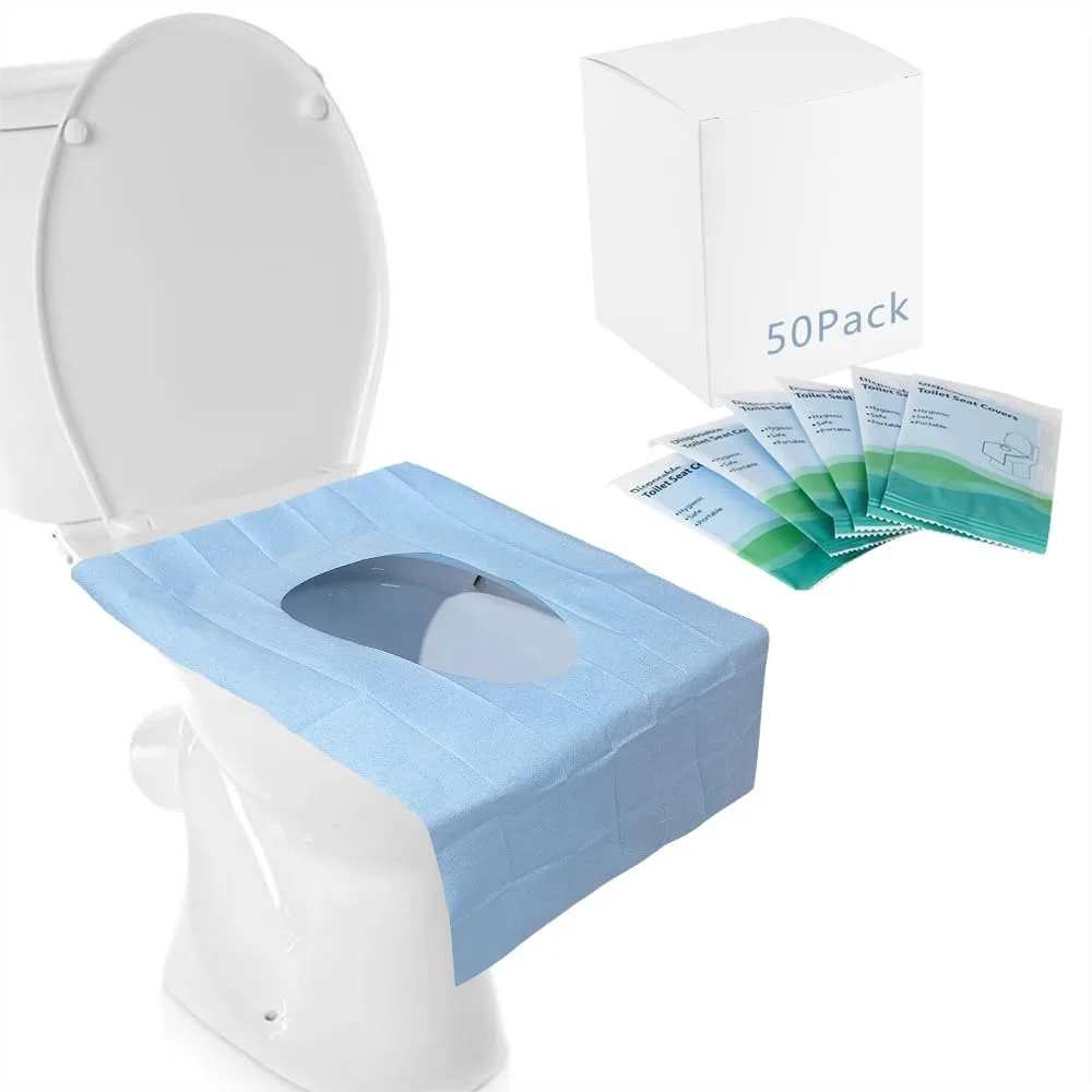 Disposable Toilet Seat Covers 50 Pack, XL Waterproof Individually Wrapped for Adults Kids Toddlers Potty Training Travel Public
Disposable Toilet Seat Covers 50 Pack, XL Waterproof Individually Wrapped for Adults Kids Toddlers Potty Training Travel Public