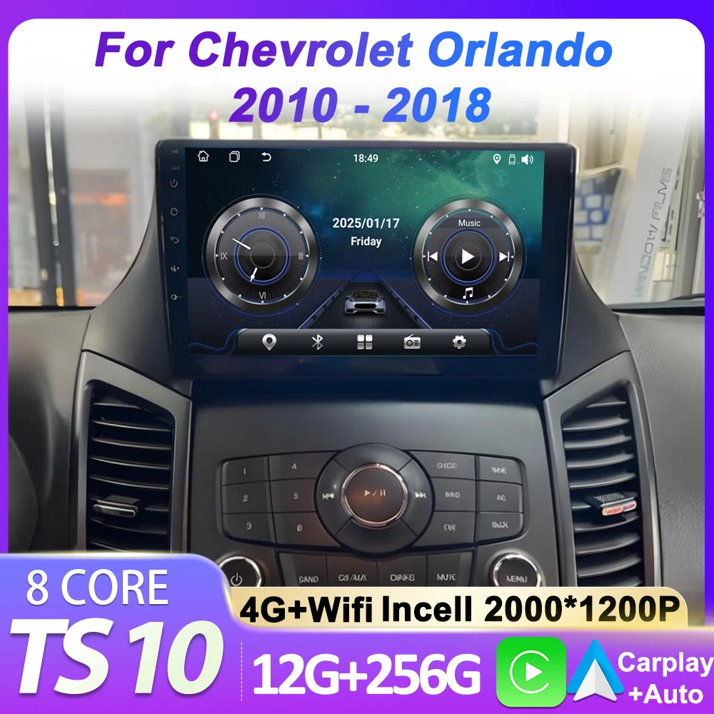 Android 14 For Chevrolet Orlando 2010 - 2018 Car Multimedia Radio Player Touch Screen Intelligent Systems GPS Navigation 2din
Android 14 For Chevrolet Orlando 2010 - 2018 Car Multimedia Radio Player Touch Screen Intelligent Systems GPS Navigation 2din