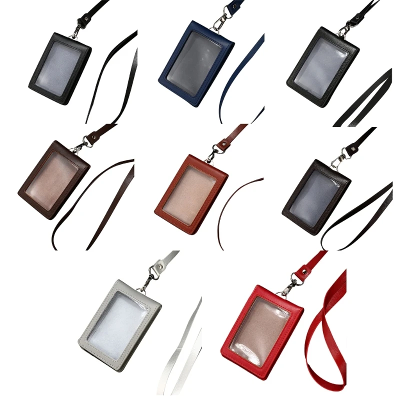 Women Men Slim Clear Window Credit Card Holder with Lanyard Neck Strap for Business and School ID Badge Work Card Holder Wallet
Women Men Slim Clear Window Credit Card Holder with Lanyard Neck Strap for Business and School ID Badge Work Card Holder Wallet