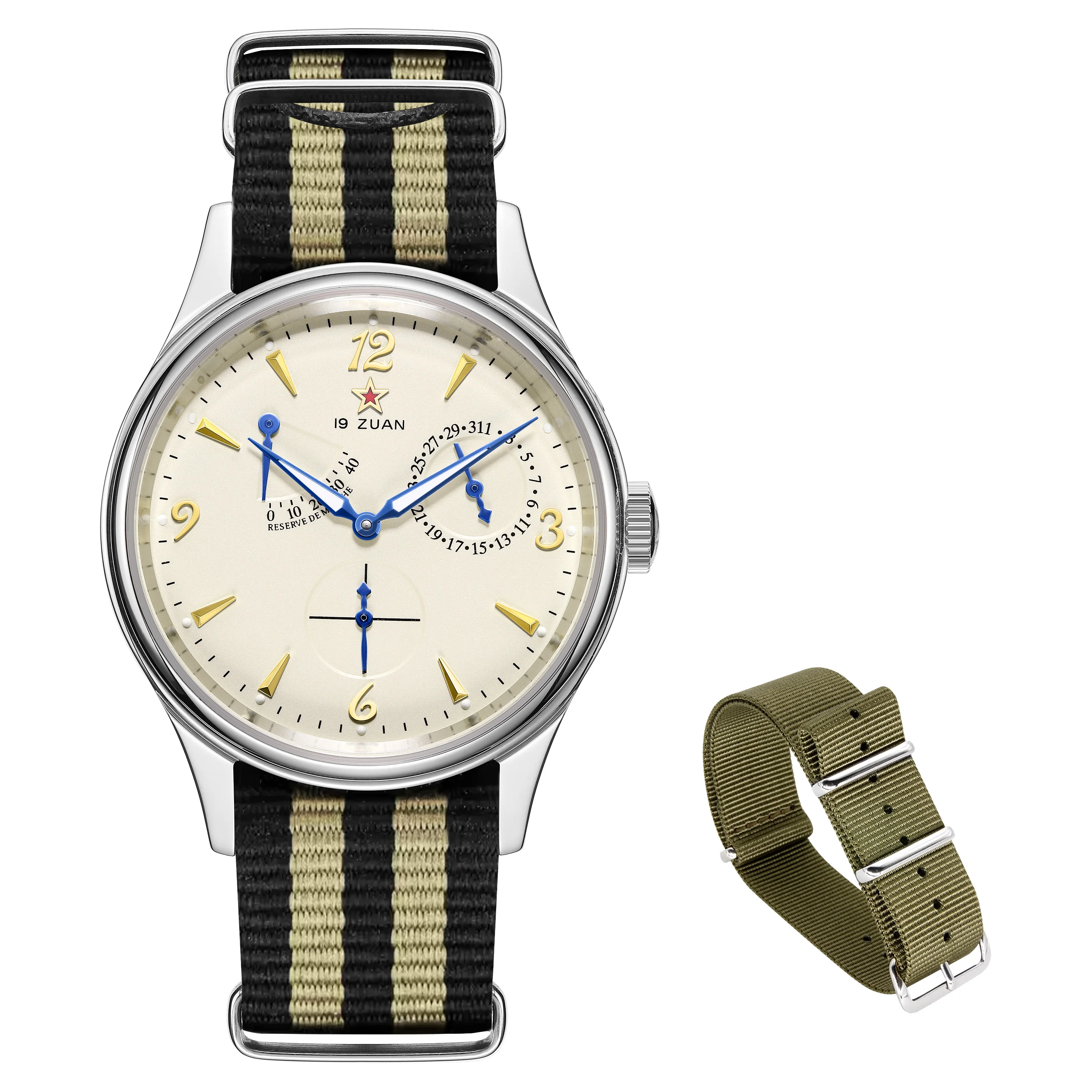 Seagull ST17 Movement Multifunction Dial 1963 Mens Watch Calendar Luminous Waterproof Watch for Men 40mm Sapphire Wristwatch
Seagull ST17 Movement Multifunction Dial 1963 Mens Watch Calendar Luminous Waterproof Watch for Men 40mm Sapphire Wristwatch