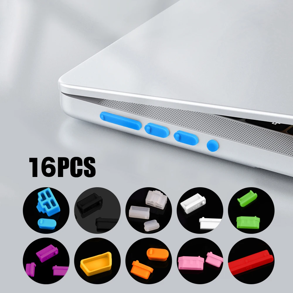 Universal Notebook Anti-dust Plug Silicone 16pcs/set Laptop Dustproof Stopper Dust Plug USB Computer Interface Waterproof Cover
Universal Notebook Anti-dust Plug Silicone 16pcs/set Laptop Dustproof Stopper Dust Plug USB Computer Interface Waterproof Cover