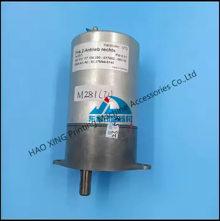 Printing Machinery Spare Parts 80.37M44-8140 Motor for Roland Offset Printing Replacement Spare 80.37M44-8140 Motor Best Quality
Printing Machinery Spare Parts 80.37M44-8140 Motor for Roland Offset Printing Replacement Spare 80.37M44-8140 Motor Best Quality