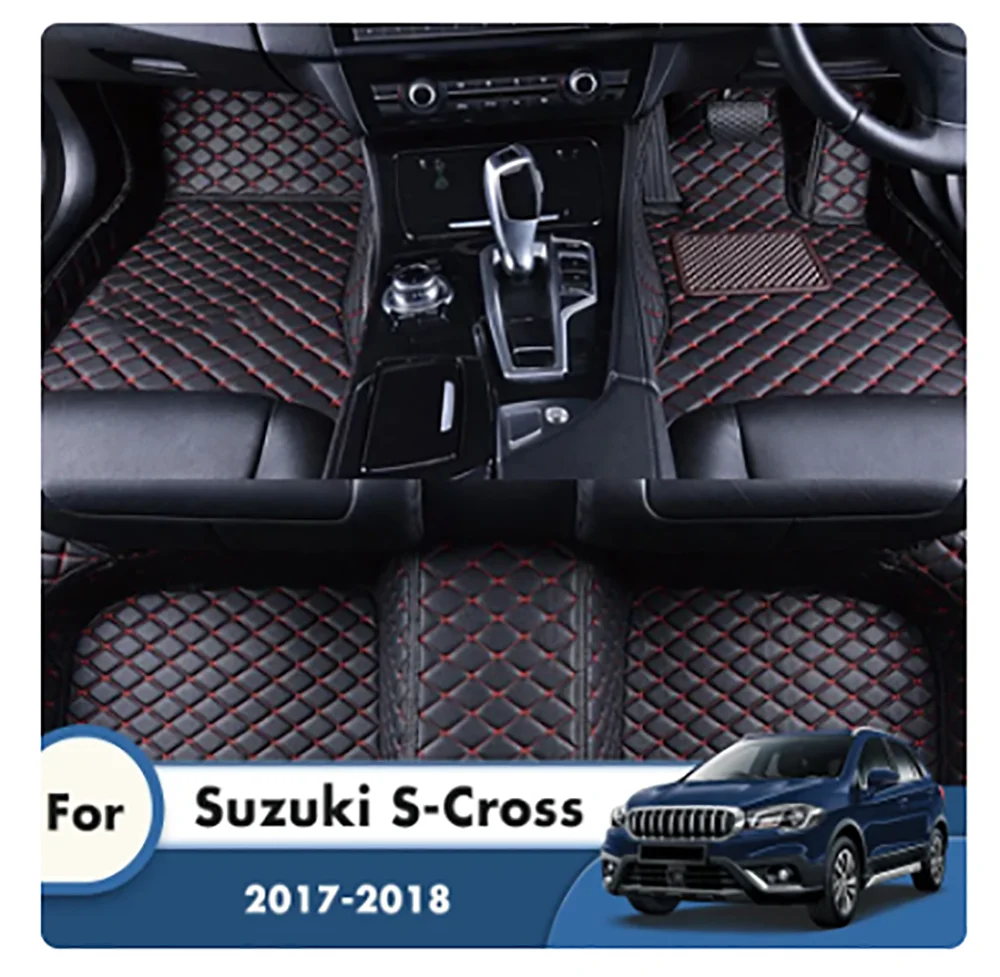 Ковры для Suzuki S-Cross 2018 2017Custom, водонепроницаемые декоративные коврики, аксессуары для интерьера, накладки на ногу, коврики RHD, автомобильные коврики
Ковры для Suzuki S-Cross 2018 2017Custom, водонепроницаемые декоративные коврики, аксессуары для интерьера, накладки на ногу, коврики RHD, автомобильные коврики