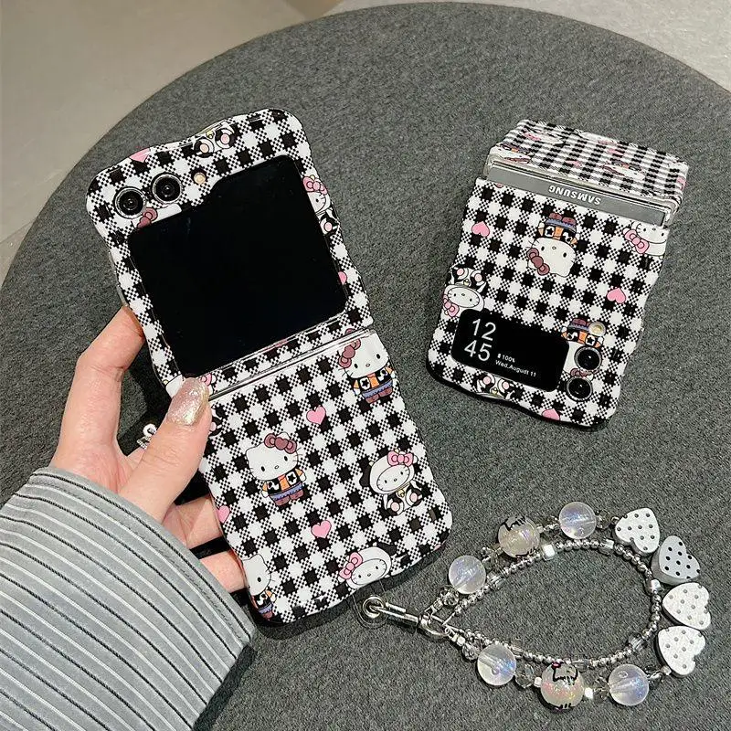 New Sanrio Hello Kitty Cartoon Cute Phone Case Suitable for Samsung Zflip4 Zflip3 Foldable Screen Zflip5 Anti Drop Phone Case
New Sanrio Hello Kitty Cartoon Cute Phone Case Suitable for Samsung Zflip4 Zflip3 Foldable Screen Zflip5 Anti Drop Phone Case