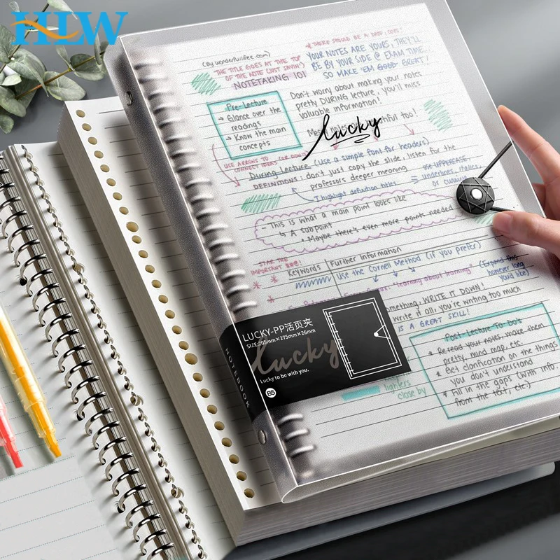 Diary A5 B5 A4 Transparent Loose Leaf Binder Notebook Inner Core Cover Note Book Journal Planner Office Stationery Supplies
Diary A5 B5 A4 Transparent Loose Leaf Binder Notebook Inner Core Cover Note Book Journal Planner Office Stationery Supplies