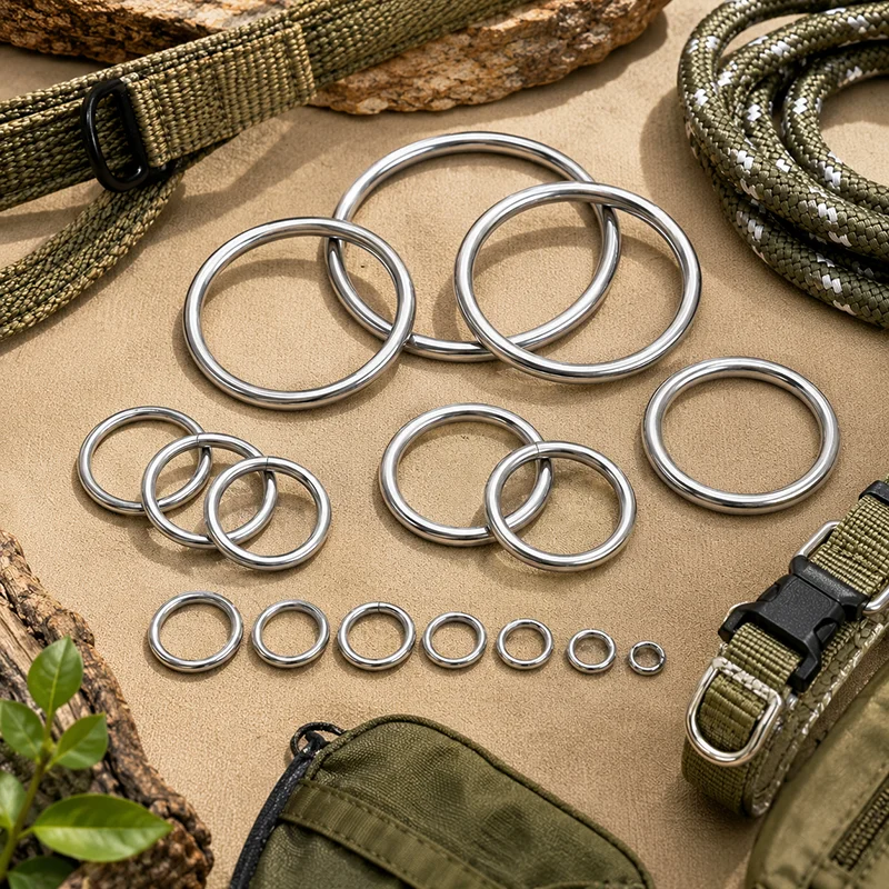 10Pcs 15-100mm Stainless Steel O Rings for Pet Collar Leash Harness Loop Dog Strap Buckles Connector DIY Hardware Accessories
10Pcs 15-100mm Stainless Steel O Rings for Pet Collar Leash Harness Loop Dog Strap Buckles Connector DIY Hardware Accessories