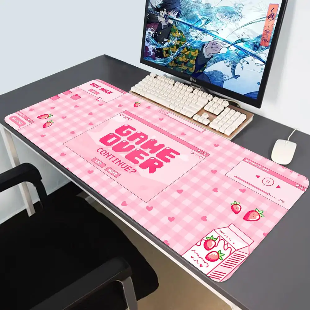 HYBXAXC Pink kawaii E-sports Gaming Mouse Pad Desk mat Non-Slip Durable Stitched Edge Computer mouse pads suitable for gaming
HYBXAXC Pink kawaii E-sports Gaming Mouse Pad Desk mat Non-Slip Durable Stitched Edge Computer mouse pads suitable for gaming