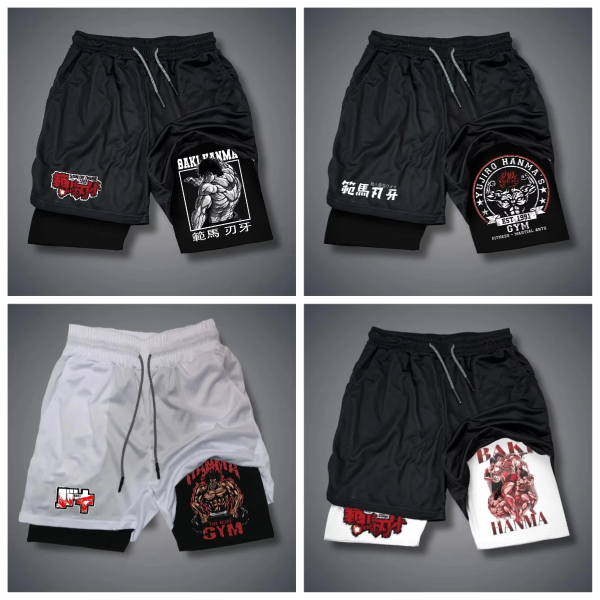 2025 Summer Men's Cartoon Print Sports Shorts Fast-drying Double-layer Fake Two-piece Fitness Sports Exercise Casual Pants
2025 Summer Men's Cartoon Print Sports Shorts Fast-drying Double-layer Fake Two-piece Fitness Sports Exercise Casual Pants