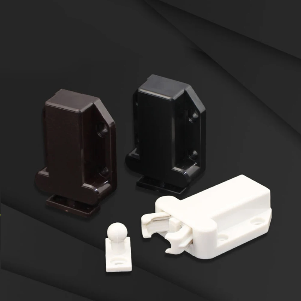 2Pcs Drawer Wardrobe Stopper Cabinet Door Catch Press Latch Durable Plastic Suitable Installation
2Pcs Drawer Wardrobe Stopper Cabinet Door Catch Press Latch Durable Plastic Suitable Installation