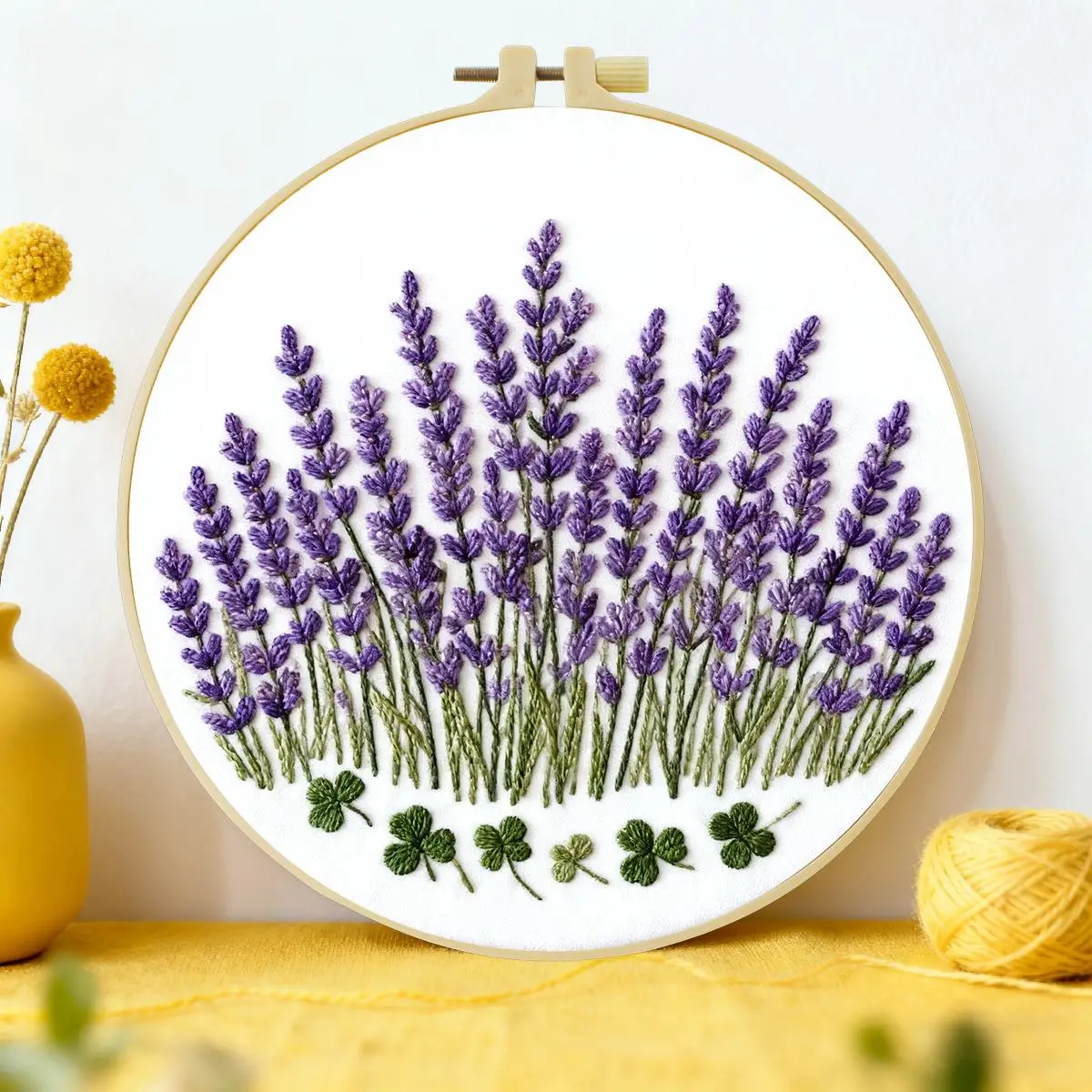 1pc 20X20CM/15X15CM 7.87/6.3inch Plant - Lavender Embroidery Starter Kit DIY kit DIY embroidery kit manualidades Home Decor
1pc 20X20CM/15X15CM 7.87/6.3inch Plant - Lavender Embroidery Starter Kit DIY kit DIY embroidery kit manualidades Home Decor