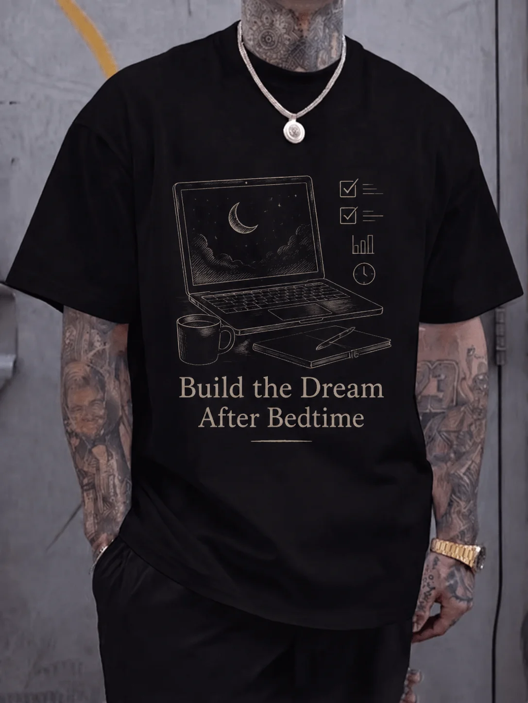 Men Graphic Tee Short Sleeve Classic Fit Vintage Sketch Laptop Moon Coffee Notebook Print Streetwear Casual After-Hours Work
Men Graphic Tee Short Sleeve Classic Fit Vintage Sketch Laptop Moon Coffee Notebook Print Streetwear Casual After-Hours Work