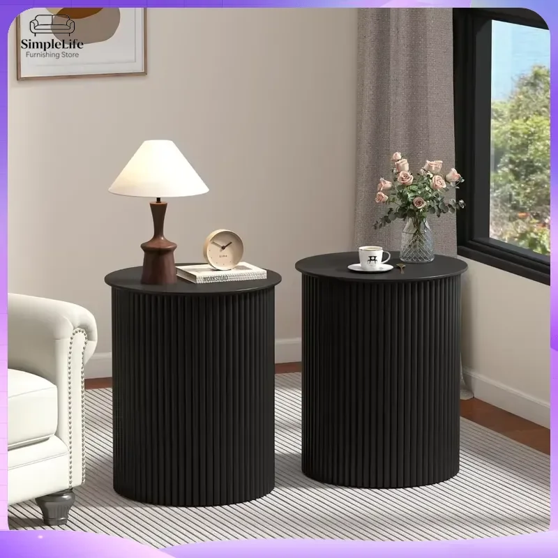 Round Side Table Set of 2 Mid Century Modern Coffee Table Small End Table for Living Room Bedroom Home Office Black Wooden
Round Side Table Set of 2 Mid Century Modern Coffee Table Small End Table for Living Room Bedroom Home Office Black Wooden
